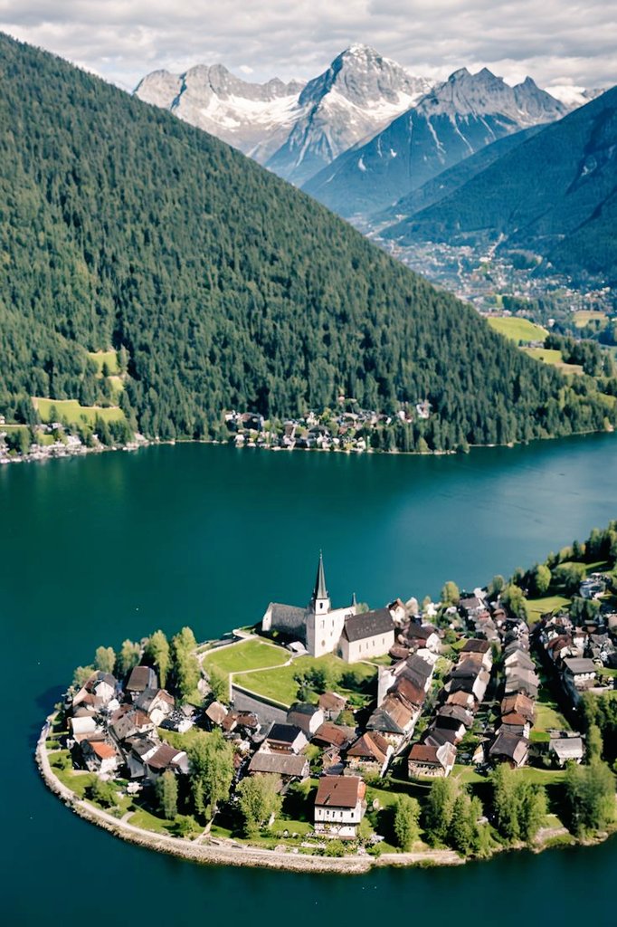 GOOD MORNING FROM!
Hallstatt's charm -foggy hallstatt alpine beauty!