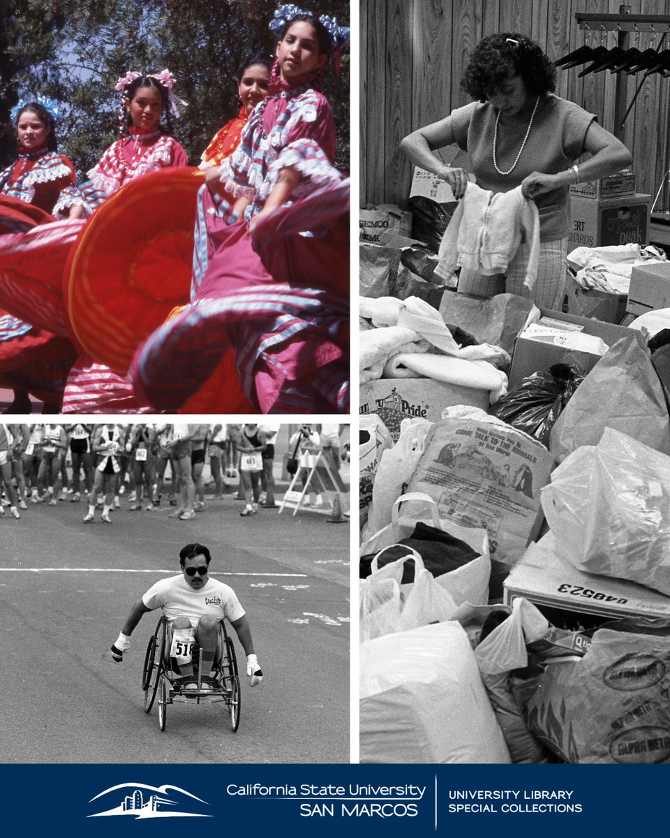 csusm_library's tweet image. October is #AmericanArchivesMonth and we’re celebrating this year’s theme, “California Unites!”
📷 These images from the #CSUSMLibrary’s Dan Rios Collection highlight Escondido’s spirit of community and celebrate the generosity and joy that unites California. ❤️
#CSUSM