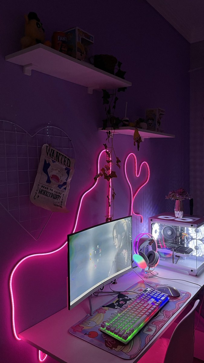 vergileyes's tweet image. AGORA SIM MEU SETUP TA ARRUMADINHO OLHA OLHA 💞💞💞