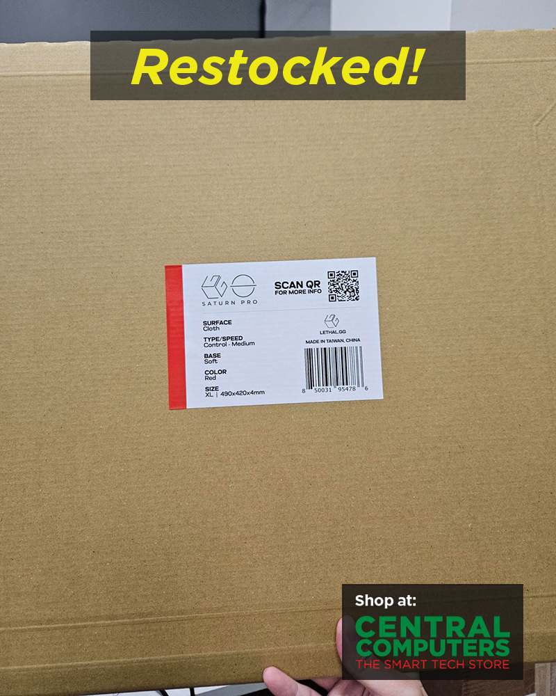 centralcomputer's tweet image. 🔥We&apos;ve restocked some of your favorite @LethalGamingGr mousepads!🔥
✔️@PulsarGears x LGG Hyperion XL Xsoft Black
✔️Saturn Pro XL Xsoft Black
✔️Saturn Pro XL Soft Red

Grab yours before they’re gone again! 🖱️💨

Shop now: centralcomputer.com/all-products/p…

#lethalgaminggear #pulsar…