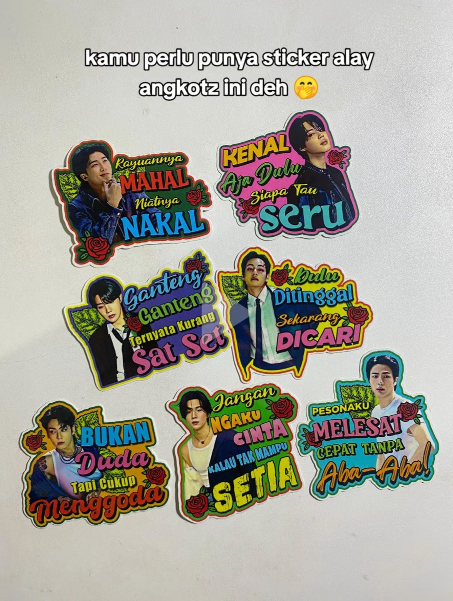 GAMAU KETAWA SENDIRIAN😭 jamet bgt ni sticker abang2 angkot ya Allah