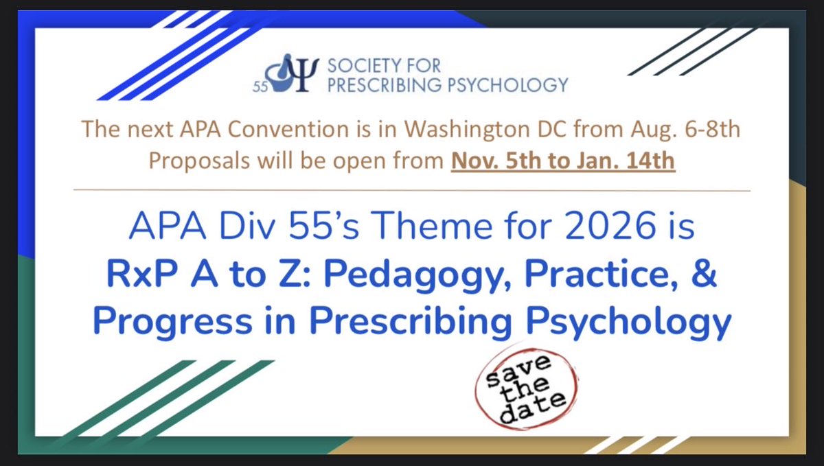 Society for Prescribing Psychology tweet media