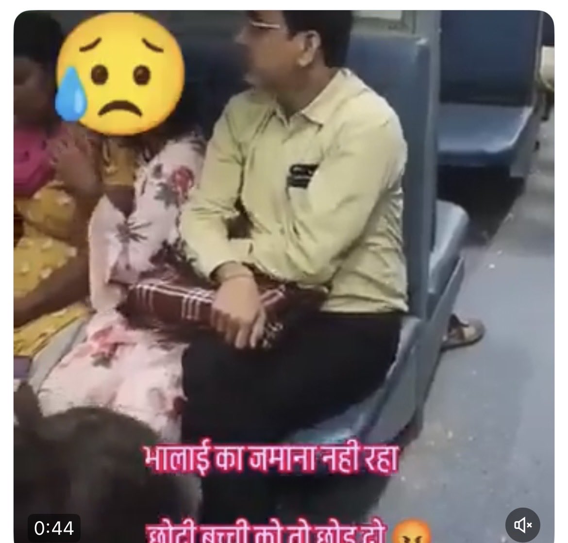 Women want to sit separately to avoid what happened to that kid.