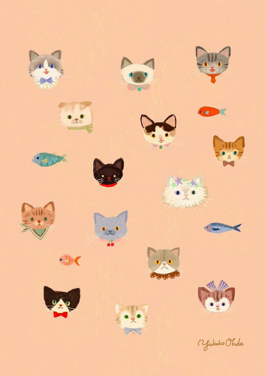 🐱🐟🐾🎀
#絵描きさんがデフォルメ絵を見せてくれるタグ