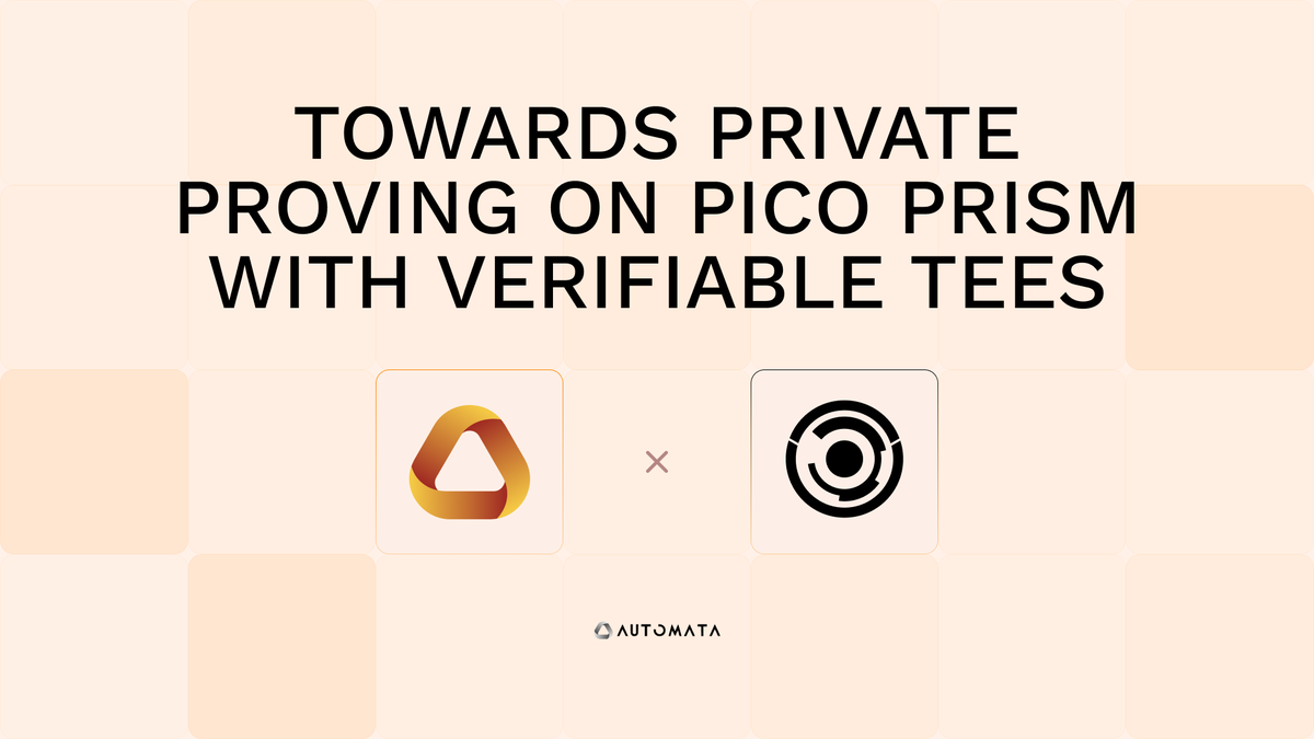 Salauayo_1234's tweet image. Both Proof and Privacy are needed onchain 🤝 

That&apos;s simply what this collaboration between @brevis_zk and @AutomataNetwork is all about. Let&apos;s take for instance 👇🏿 

When someone repays a loan, Brevis proves the repayment is correct, and Automata keeps the person’s loan details…