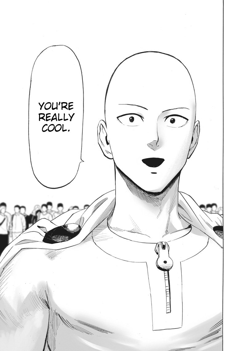 What an amazing chapter today in #OnePunchMan 

Murata is a great storyteller.