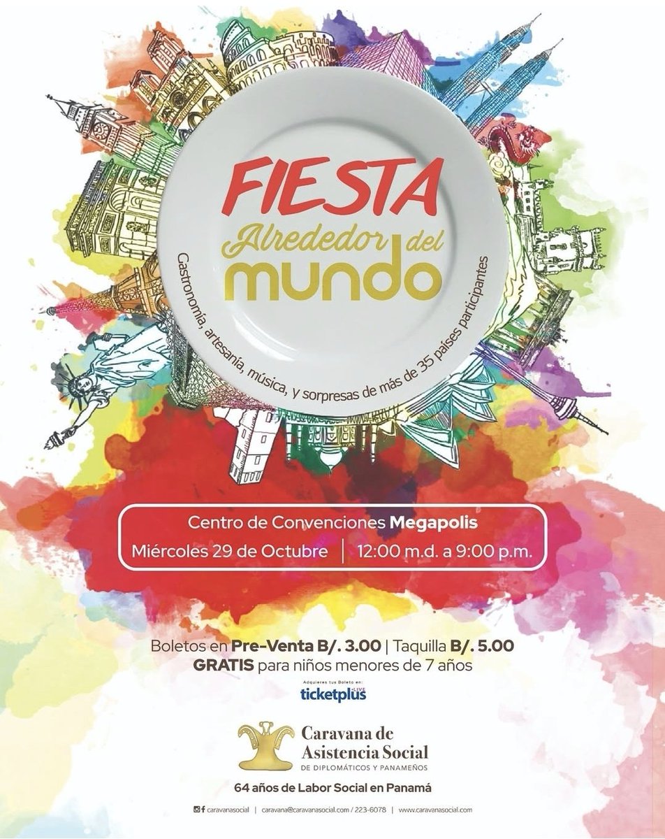 Los esperamos a todos en la cita anual con la gastronomía, la cultura y la solidaridad. 🙏🏼❤️ 🌎