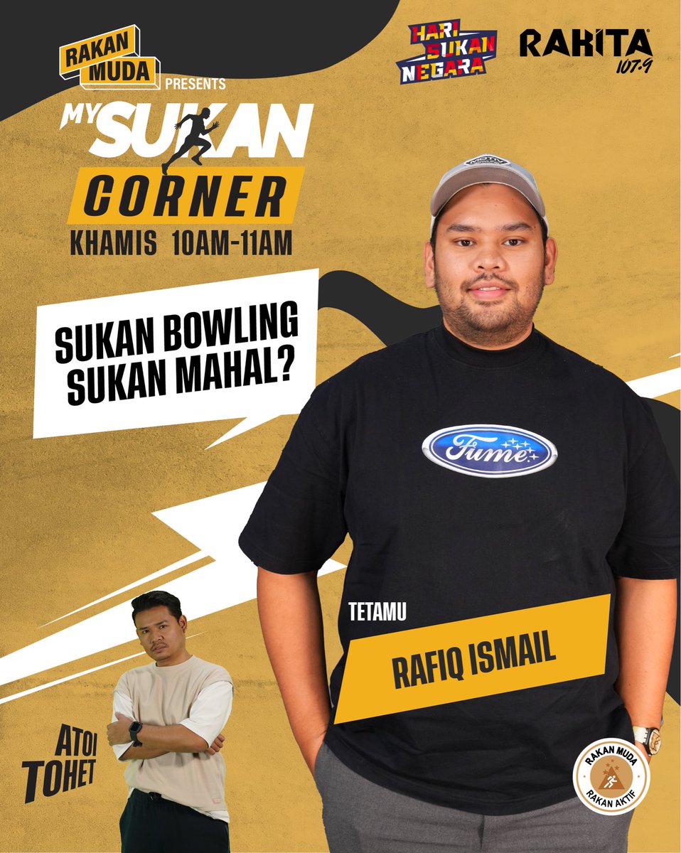 Meminati sukan ten-pin bowling sejak berumur 4 tahun, Rafiq Ismail mencipta sejarah apabila menjuarai Men’s World Tenpin Bowling Championships di Hong Kong suatu ketika dahulu. 🤩🇲🇾