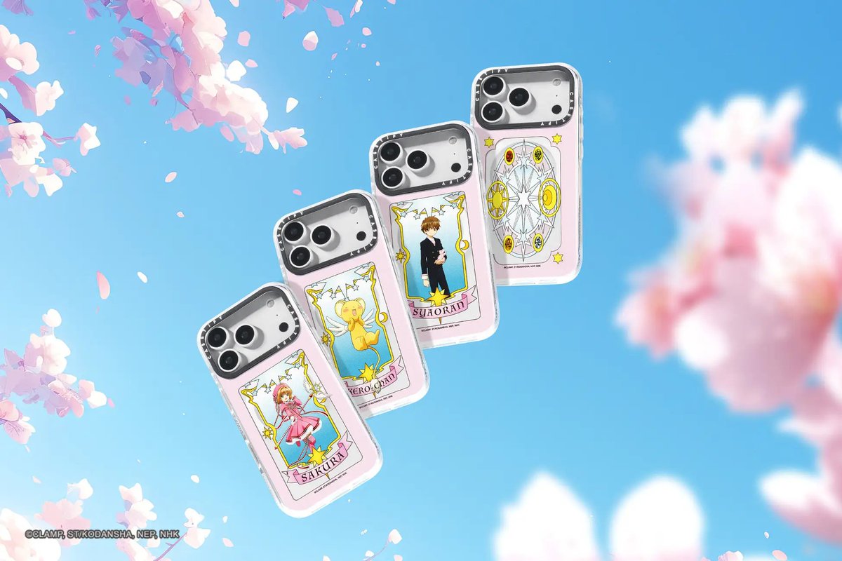 CASETIFY カードキャップターさくら CASETiFY | カードキャプターさくら 2025年10月24日(金)17時より発売