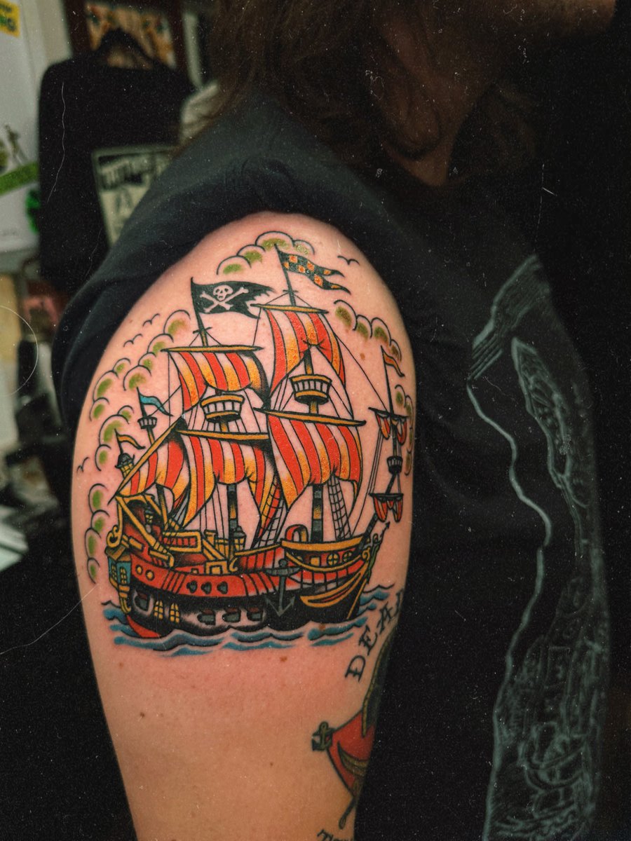 Free will is so funny, like… you can just go out and get a tattoo of Disneyland’s defunct Chicken of the Sea/Pirate Ship Restaurant. You can just DO THAT.