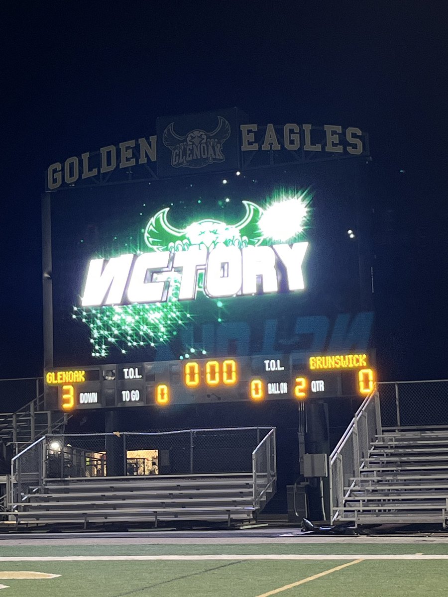 GlenOakSoccer's tweet image. Final! 
GlenOak - 3
Brunswick -0
Goals from Enzo Gliatta and Grant Millsap (2). We advance to the District Final this Saturday vs. Medina. Kickoff is at 7:00 PM at North Royalton High School.