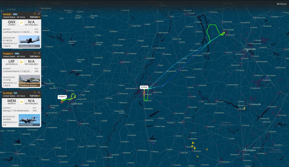 AirAssets's tweet image. Elvis made a trip to Fort Campbell Kentucky home of the 101st Airborne. Wonder if we are gonna move troops by contractor from Memphis. 

#memphis #deployment? #101stAirborne