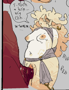 gigant and mini mollusks- with their comparitive clits :)