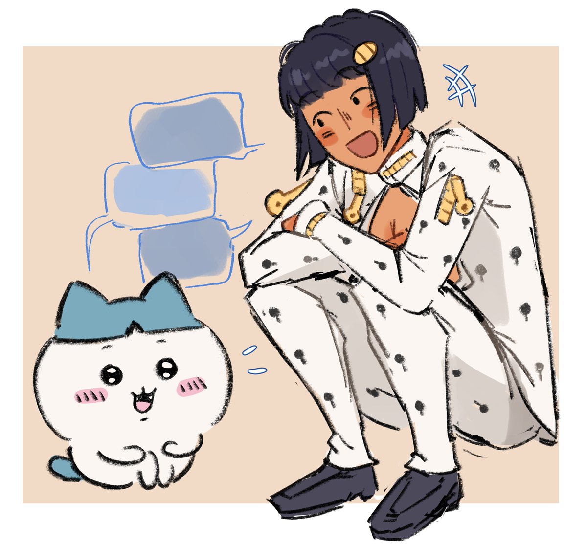 they have the same bangs and kindness!!!!