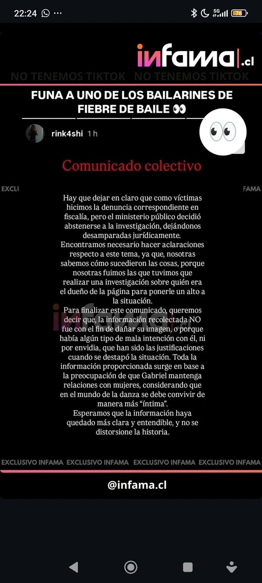 MacarenaCBar's tweet image. Ahí esta la funa del bailarin de Carlyn para los sapos como yo 🐸#FiebreDeBaileCHV