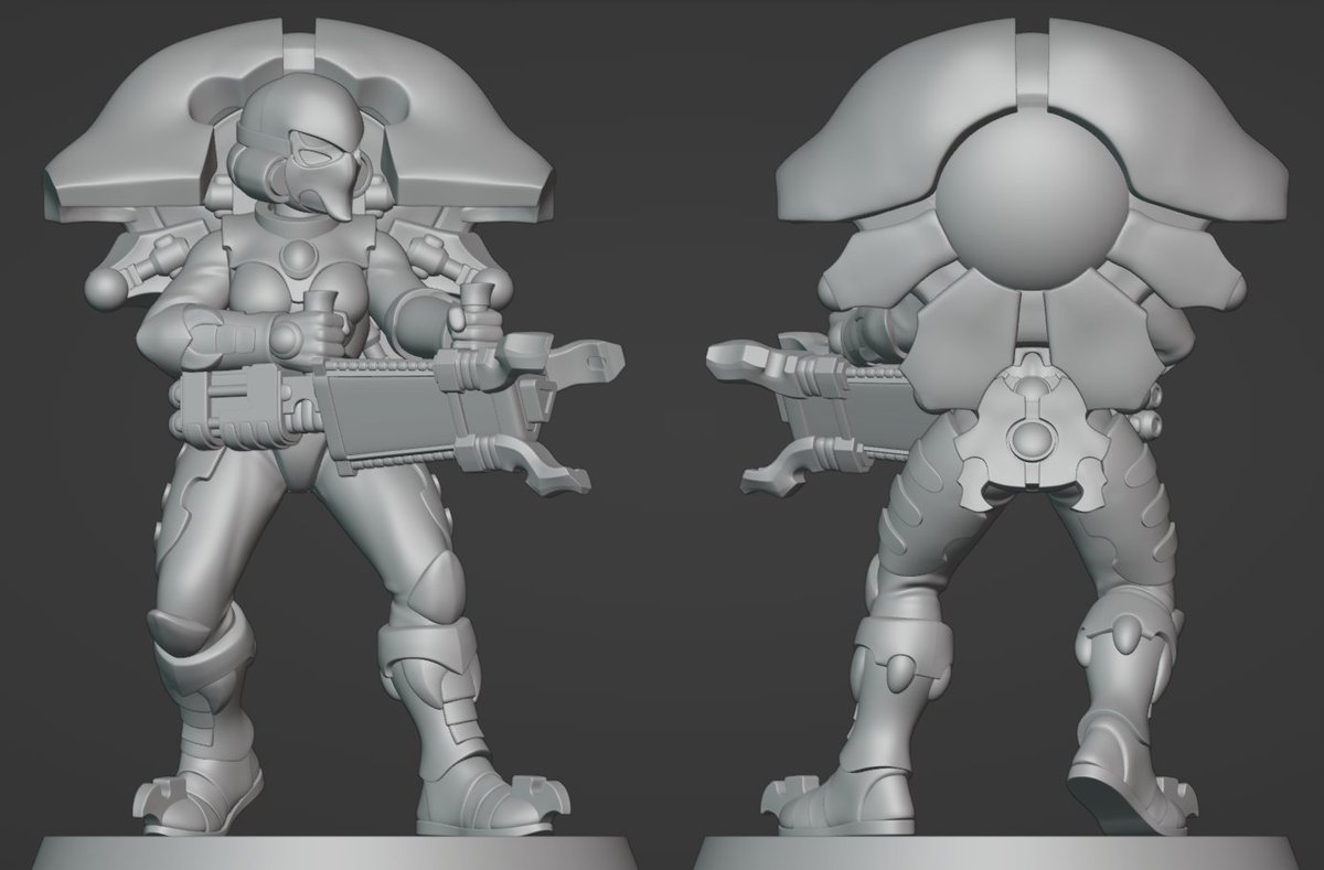 Chepac_3d's tweet image. Nuevo avance, quedan 3 más para completar el escuadrón . 🧝‍♂️ 🕸️🕷️

#b3d #blender #3dmodel #3dart #miniature #tabletop