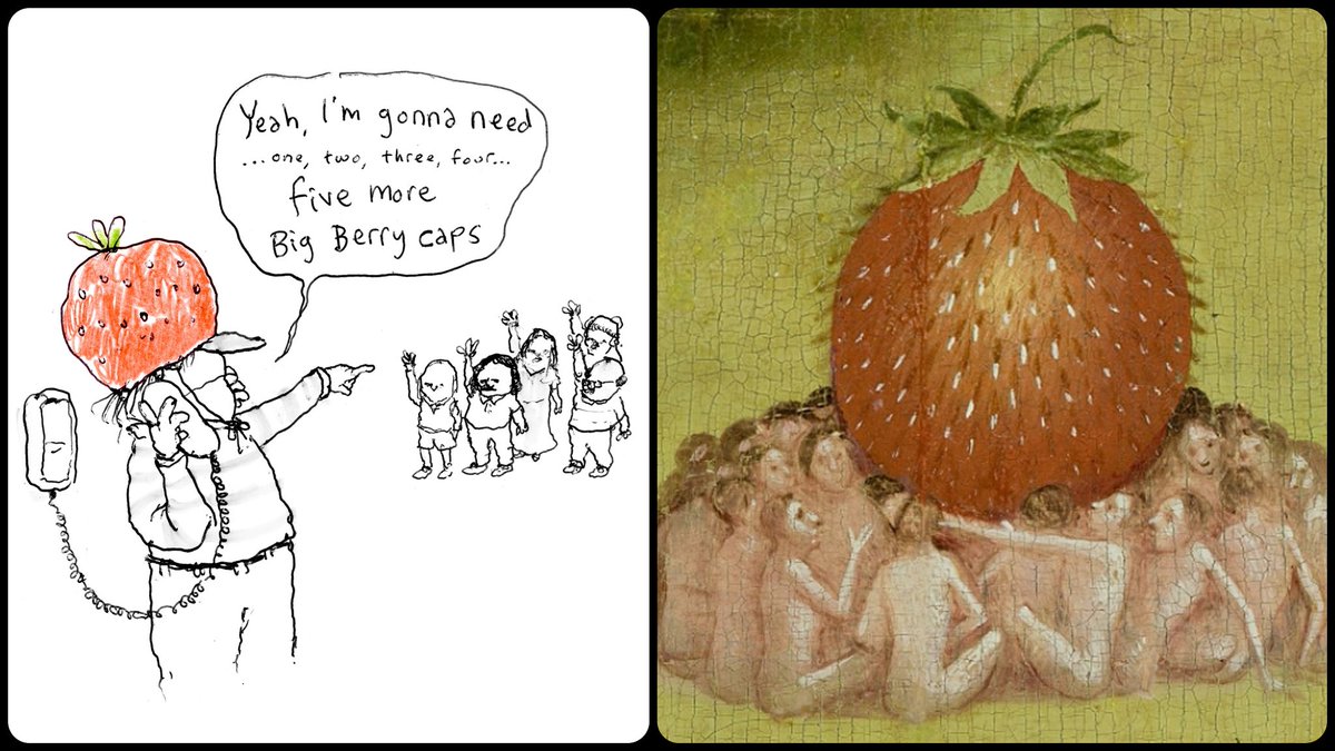 As promised, ArtButMakeItPants (buy his book! theartofpants.com/products/pants…)…I’ve made a few, but respond with your favorite <a href="/pants/">mr. joshua</a> post below and if I have a match, I’ll add it! Let’s start with the classic, Bosch’s Garden of Earthly Delights