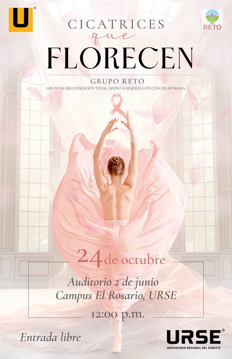 SerendipiaOax's tweet photo. Cicatrices que florecen | Grupo Reto
24 de octubre | 12:00 horas | Auditorio 2 de junio de la #URSE
#Oaxaca #arte #cultura https://t.co/Xk2ioWCmTz