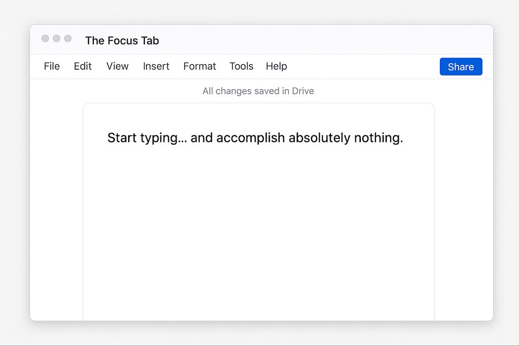 Ne0c0der's tweet image. I made a project that looks exactly like Google Docs.
It does absolutely nothing, and that’s the point.