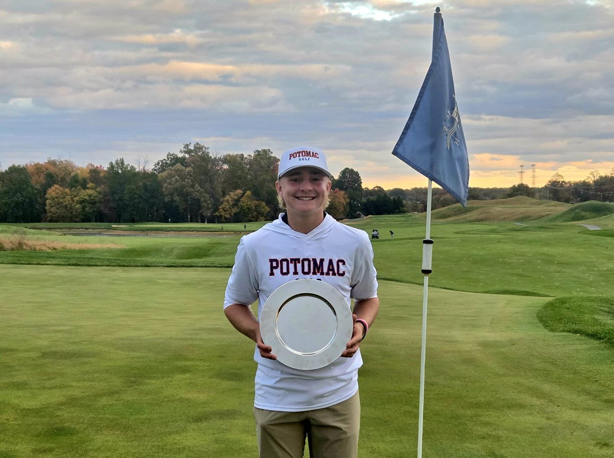 Congratulations to Potomac School sophomore Colton Rodgers on winning the #MACgolf Individual Championship today at Blue Mash!