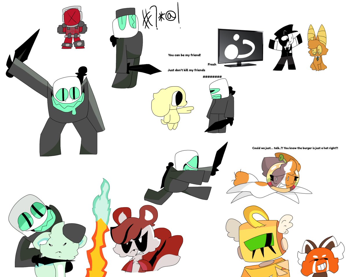 I looooove drawing pursuer #dieofdeath #chiknnuggit