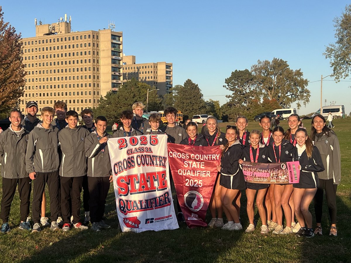 DMCAthletics's tweet image. Congrats to the boys and girls XC team for qualifying for the Class 3A State XC meet tonight in Ames. Lions will head to Ft Dodge, Kennedy Park on Friday 10/31, 2pm race time.
