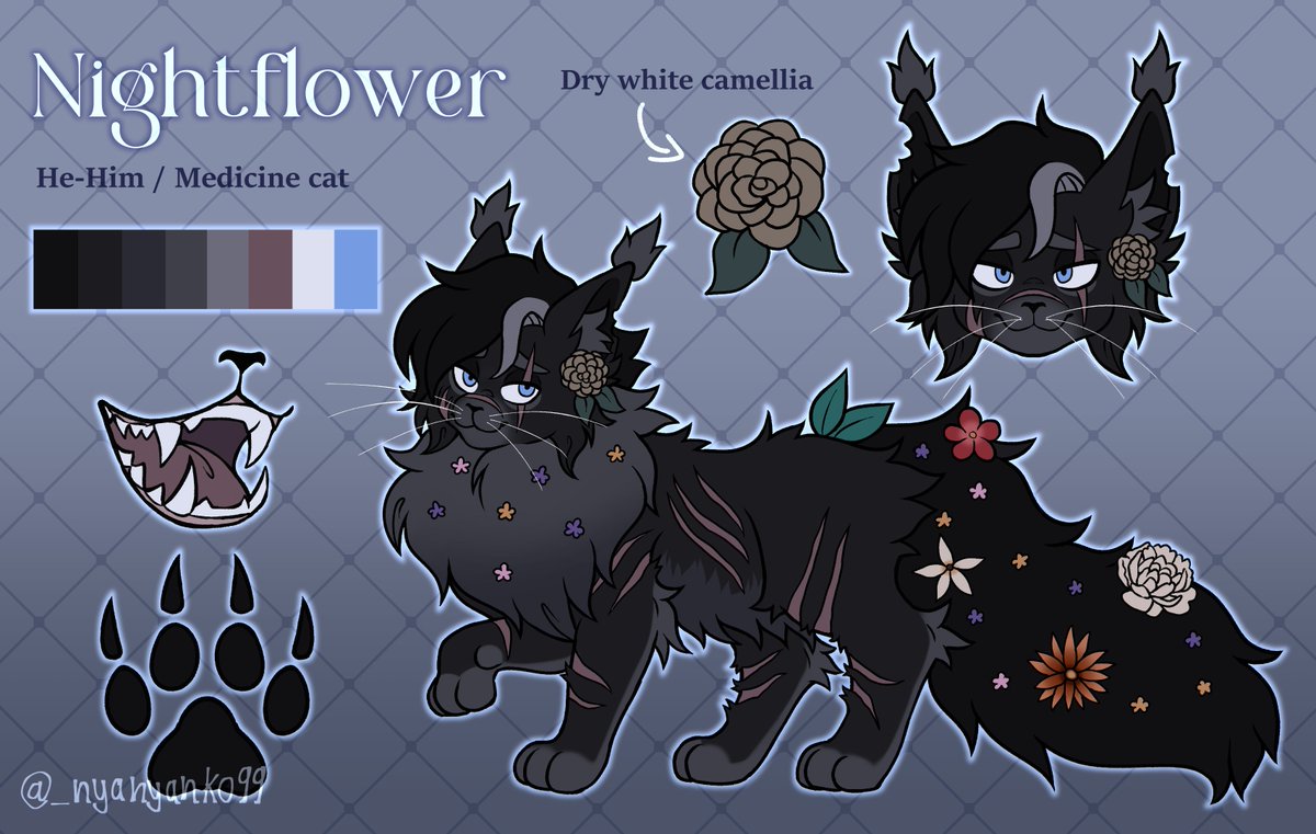 _nyanyanko99's tweet image. I&apos;m a warrior cats fan, I made a med cat 🌷
#wc #warriorcats