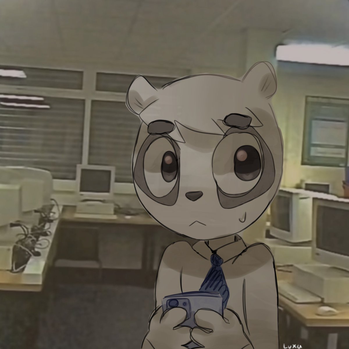 maybeluca10305's tweet photo. drew with finger yet i it still didn’t turn out right…😔

#Aggretsuko #anai https://t.co/nTisJyLqV8