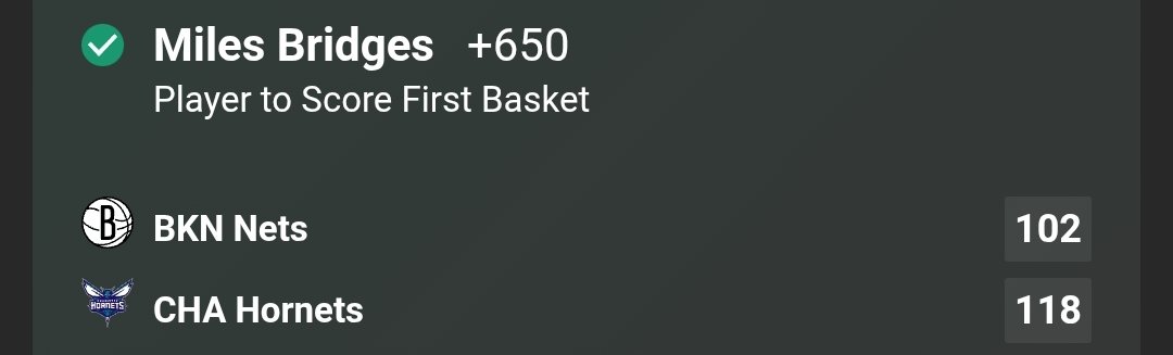 PurePeso2's tweet photo. Right back to it 🍀🫡

#SportsBettingX #GamblingX #NBA
#FirstBasket https://t.co/Tr4m6EAwah