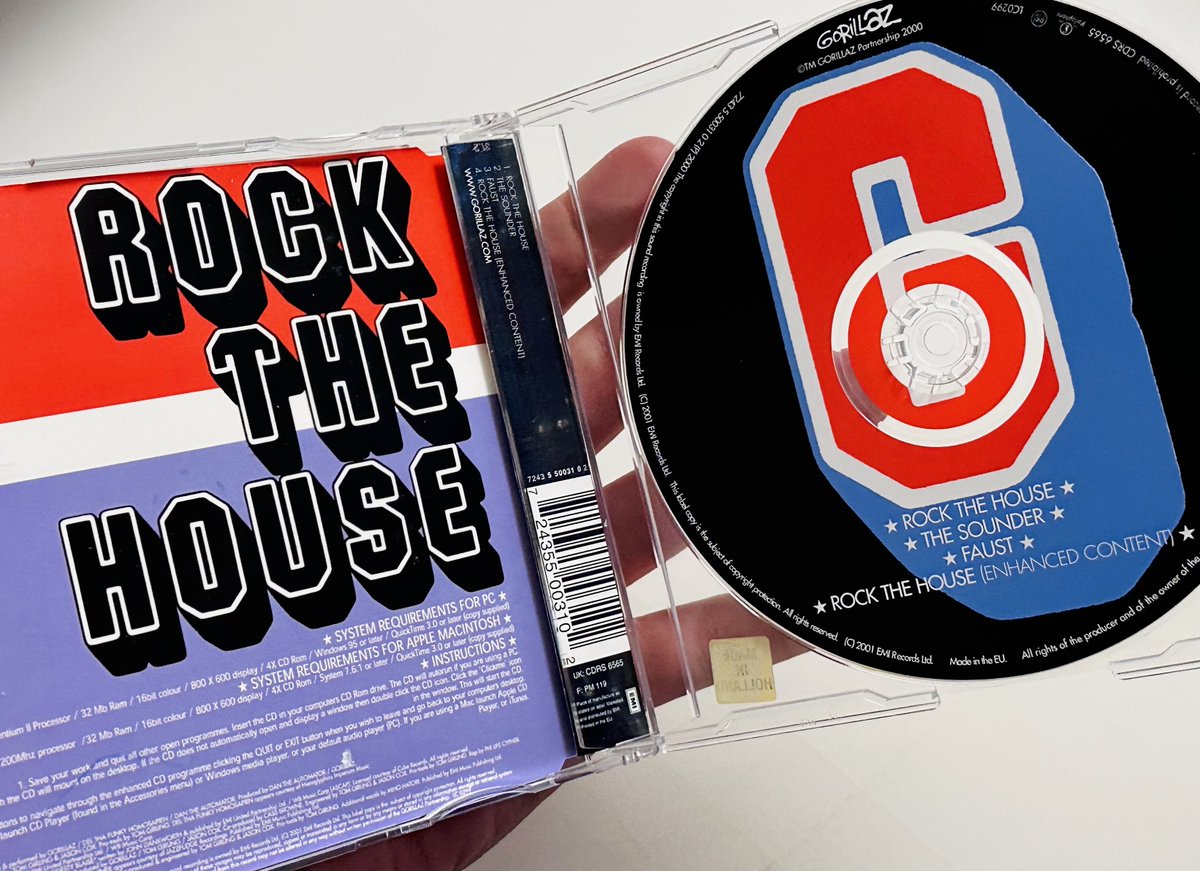my rock the house cd arrived in the mail today woahhh