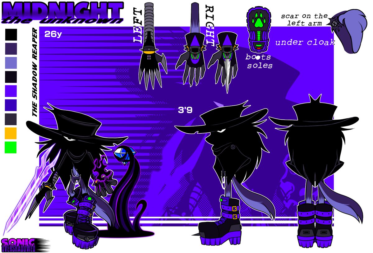 IamJustHari's tweet image. MIDNIGHT Q&amp;amp;A!!
Send me any questions you have and they will be answered by midnight himself! (Voiced by @jkotqmg)

#SonicTheHedgehog #sonicoc