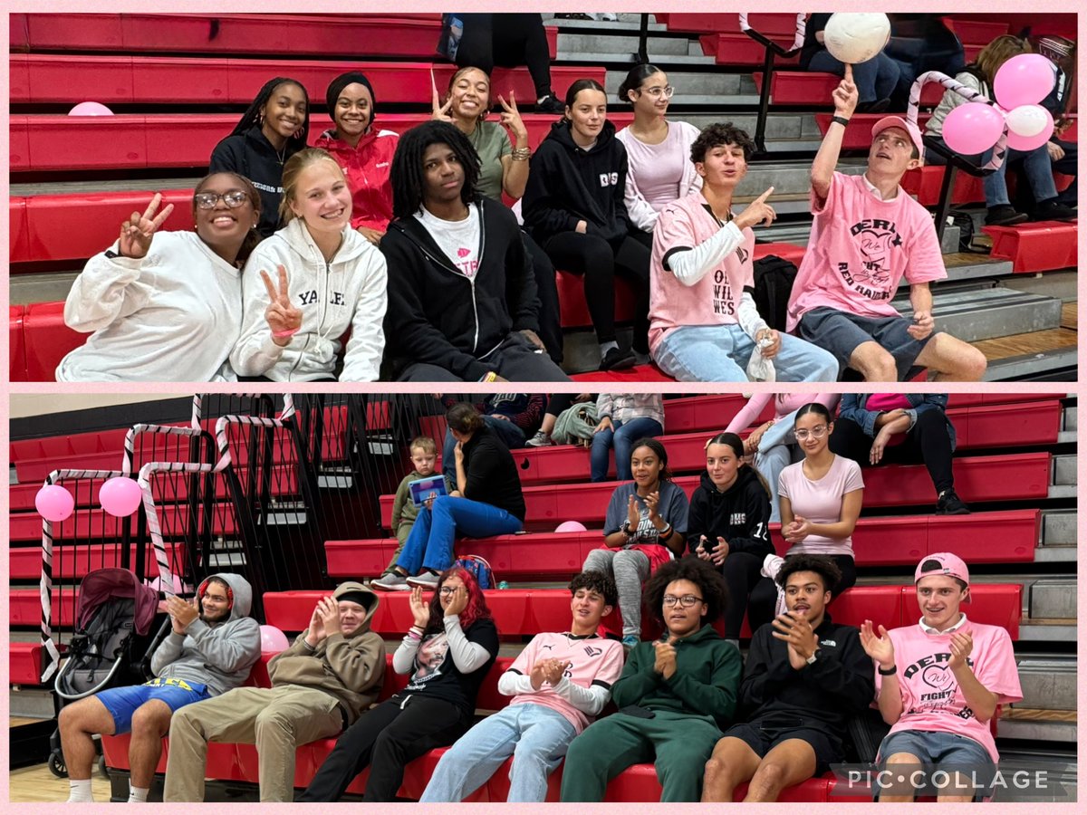 DHS Volleyball 💗 Pink Out Game 2025