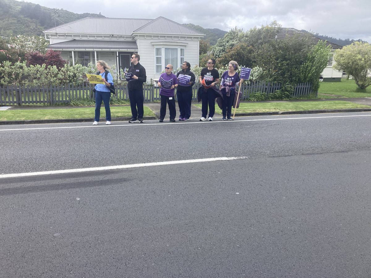 A group of District nurses who look after our community who stood up today for their pay and conditions and our safety - thank you