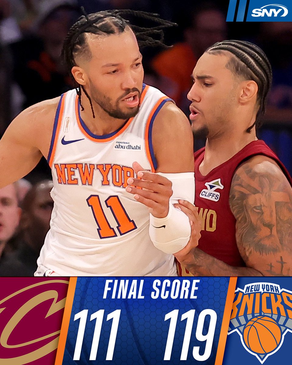 BACK IN THE NEW YORK GROOVE.

The Knicks take their season opener! ✅ 