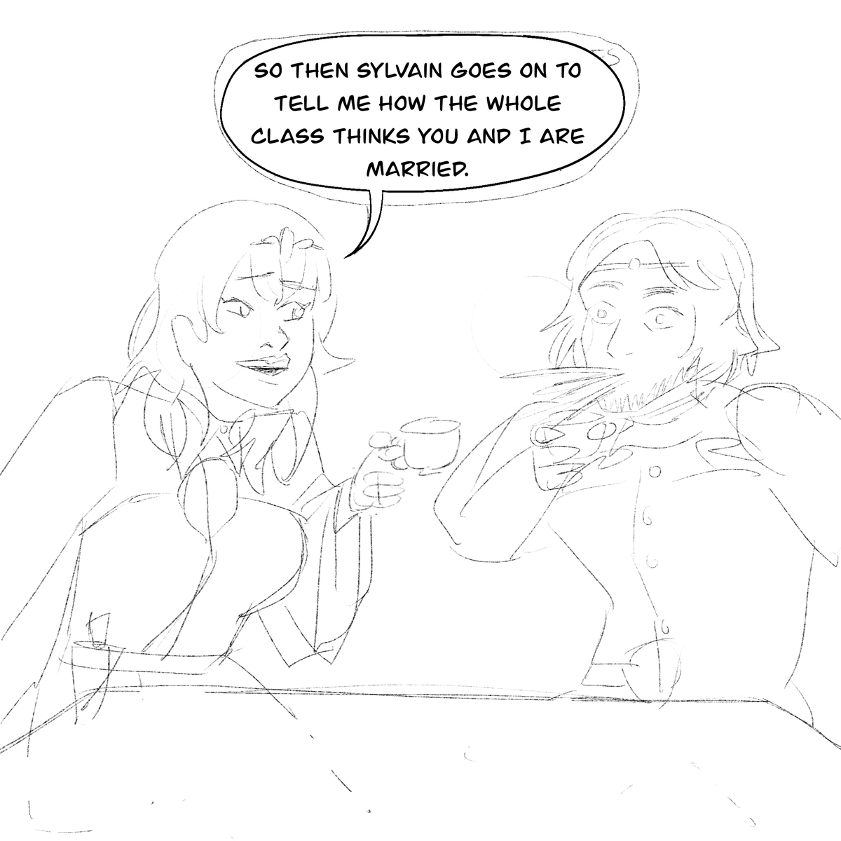 stingingcake's tweet photo. WIP comic I never finished. #Setleth is my guilty pleasure XD #FE3H
(1/3) https://t.co/fGH2c8fhuJ