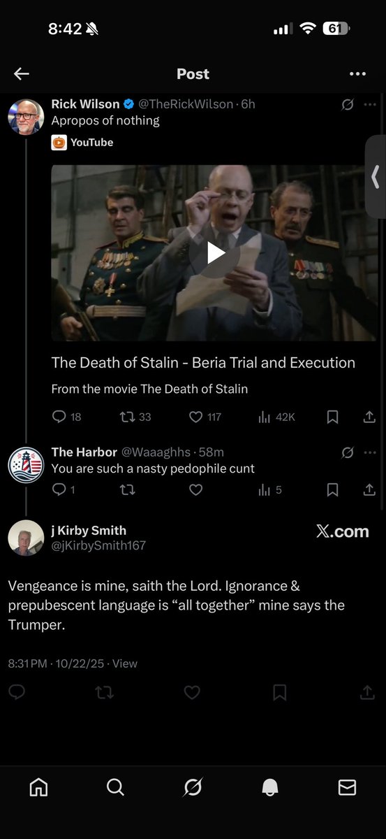 We don’t play that game here,old man. I’m not here to be nice. I’m here to call you out for the nasty pedophiles you are.Did you really think chopping kids body parts was a good idea? And that only scratches the surface. You have hell to pay for what you’ve done. <a href="/jKirbySmith167/">j Kirby Smith</a>