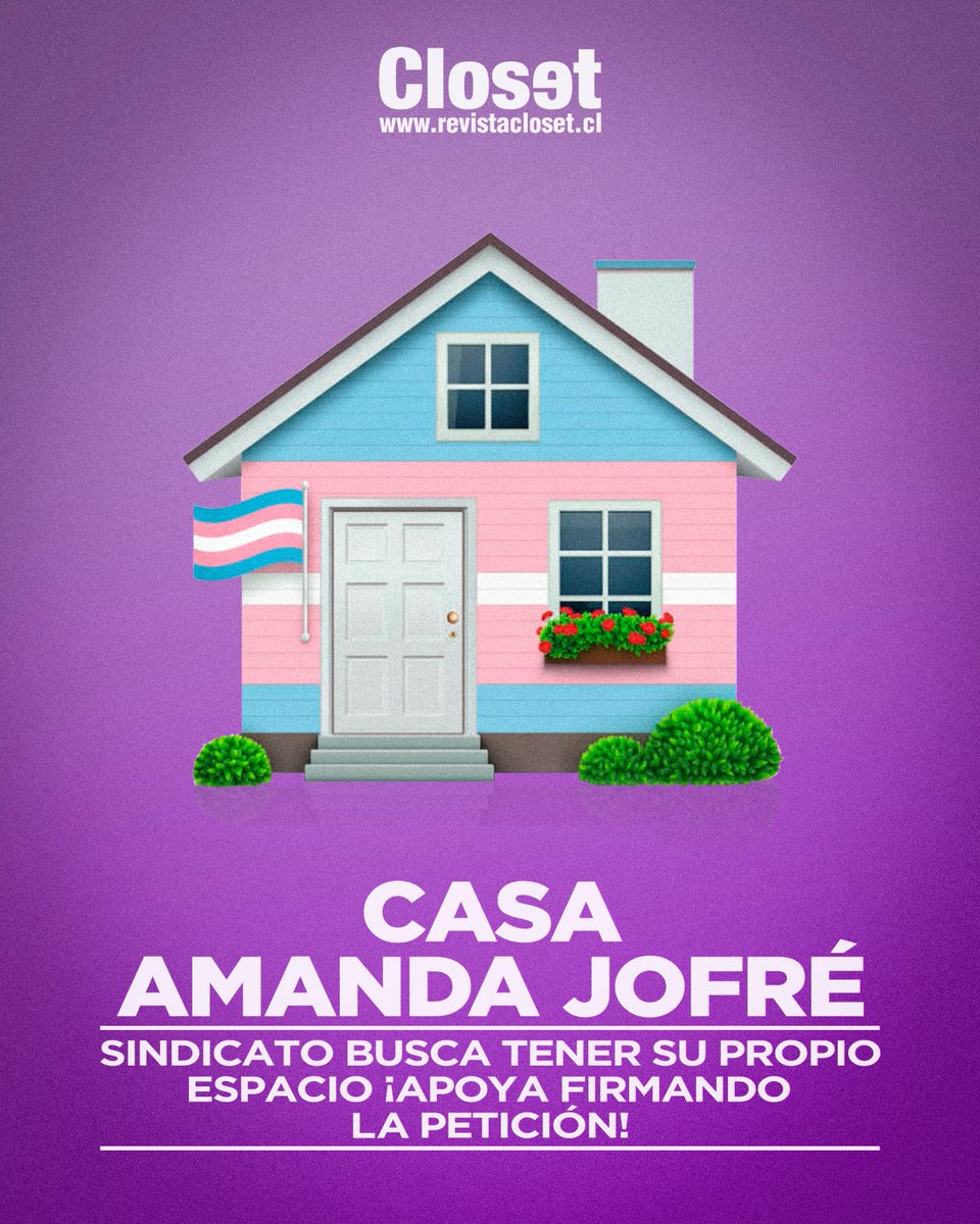 Firmar la petición para que Sindicato Amanda Jofré pueda obtener su propia casa, un espacio seguro, un centro de encuentro, atención en salud y acompañamiento 📷 instagram.com/p/DQGFmb5jhOh/