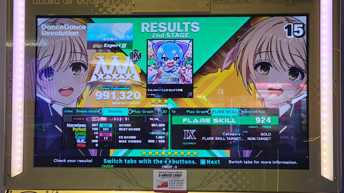 Sonii_TV's tweet image. New DDR songs (soflan chan CSP not pictured cause I choked the ending)

#DDR_WORLD