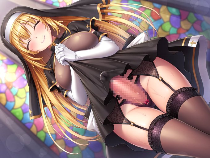 ふたなりチンポが生えたシスターさんに白濁液でどろっどろになるまで祝福されるお話 