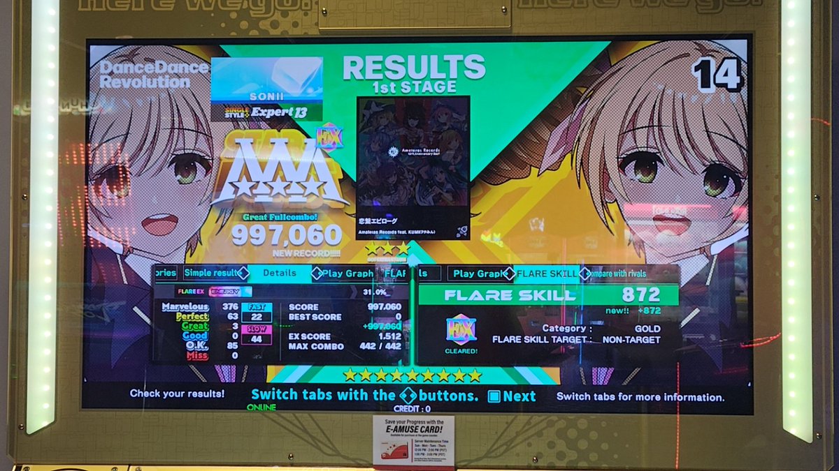 Sonii_TV's tweet image. New DDR songs (soflan chan CSP not pictured cause I choked the ending)

#DDR_WORLD