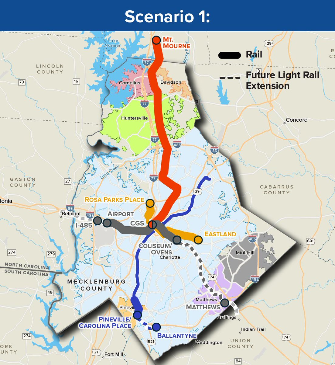 TrashPanda08x's tweet photo. Just a reminder, next month Mecklenburg county NC will have a sales tax referendum to fund transit. VOTE YES! It includes funding for the Red line Regional rail, Silver Line LRT and potential Gold line street car extension, plus other bus and bike improvements.

VOTE YES! https://t.co/MQQpILyWiP