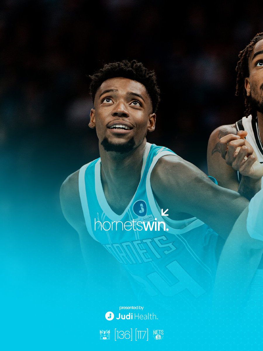 say it with us.... HORNETS WIN
Presented by Judi Health
