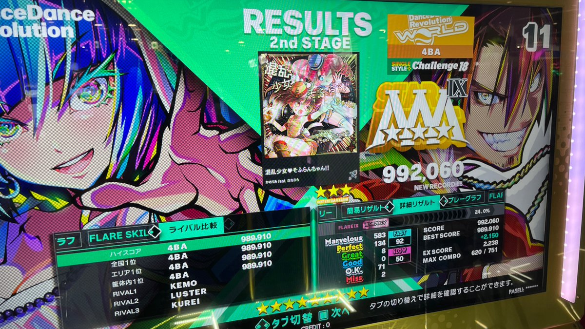yamashina_4810's tweet image. 混乱少女♥そふらんちゃん!! (Challenge lv.18)
992,060 AAA!!!!!!!!!!
鳥は多分最速か!?