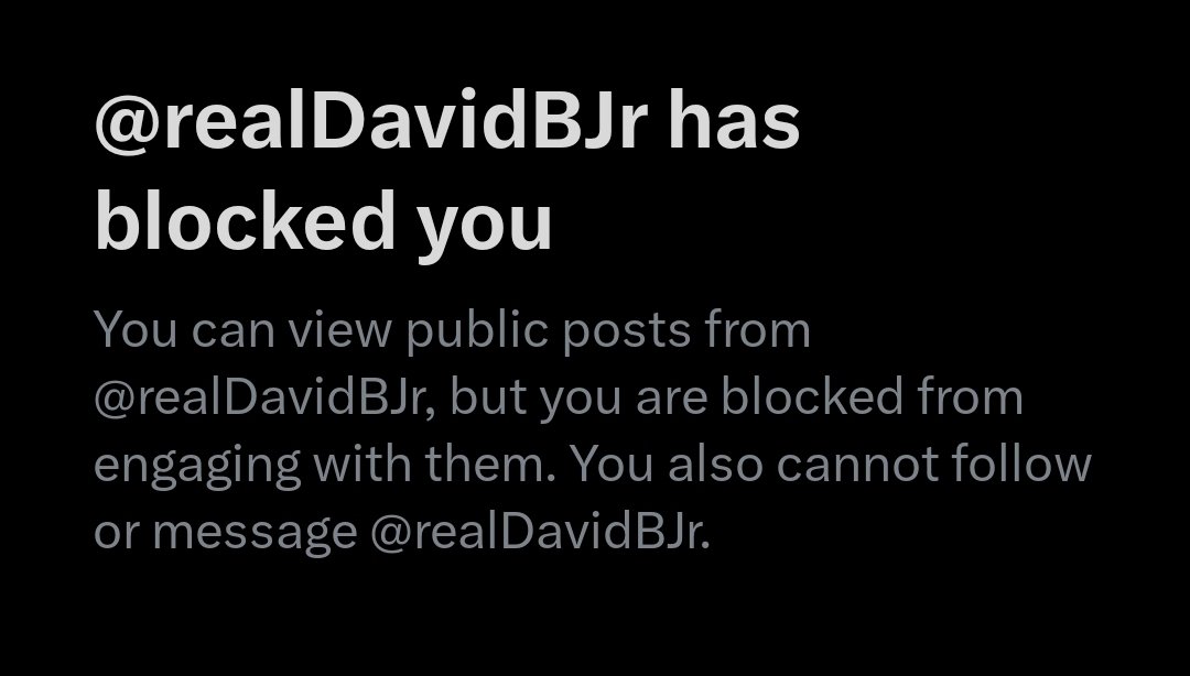 The block list I'm on is an intriguing one as I refuse to believe people like this know or care about irrelevant people. I suspect it's someone's pathetic and cheeky attempt at gaming the algorithm against certain people since the amount of people who block you can affect that.