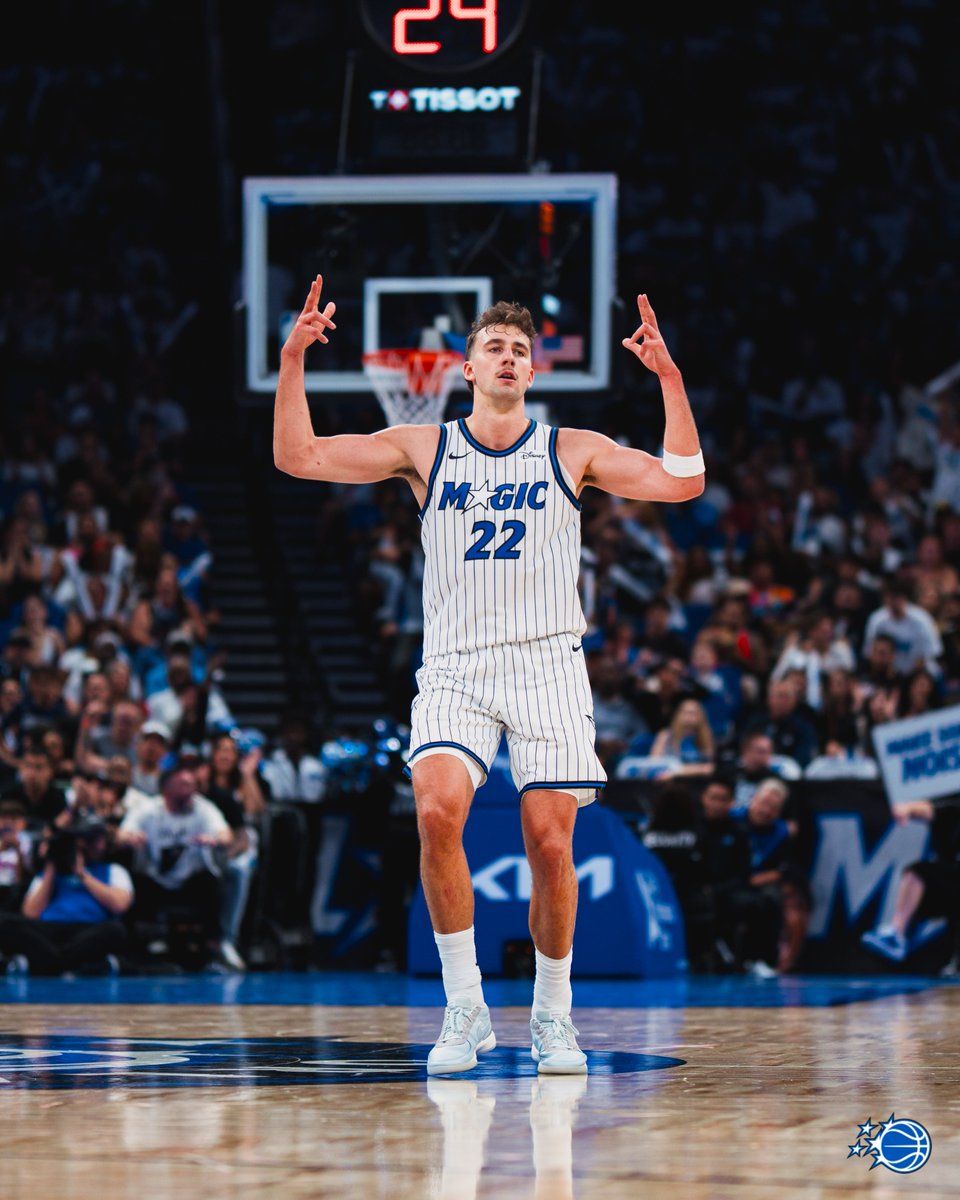 Franz Wagner vs. MIA: 

24 PTS 
6 AST
2 STL
9-17 FG 