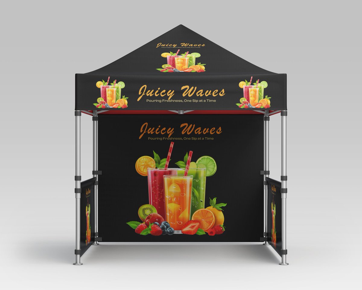 srjhive's tweet image. 🎪 Creative Tent Design Showcase! 🎨
I’m a professional graphics designer, and these are my latest tent branding designs — perfect for food stalls, juice corners, and promotional events. Eye-catching, colorful, and professional! 🌟

#TentDesign #GraphicDesigner #BrandBooth uk