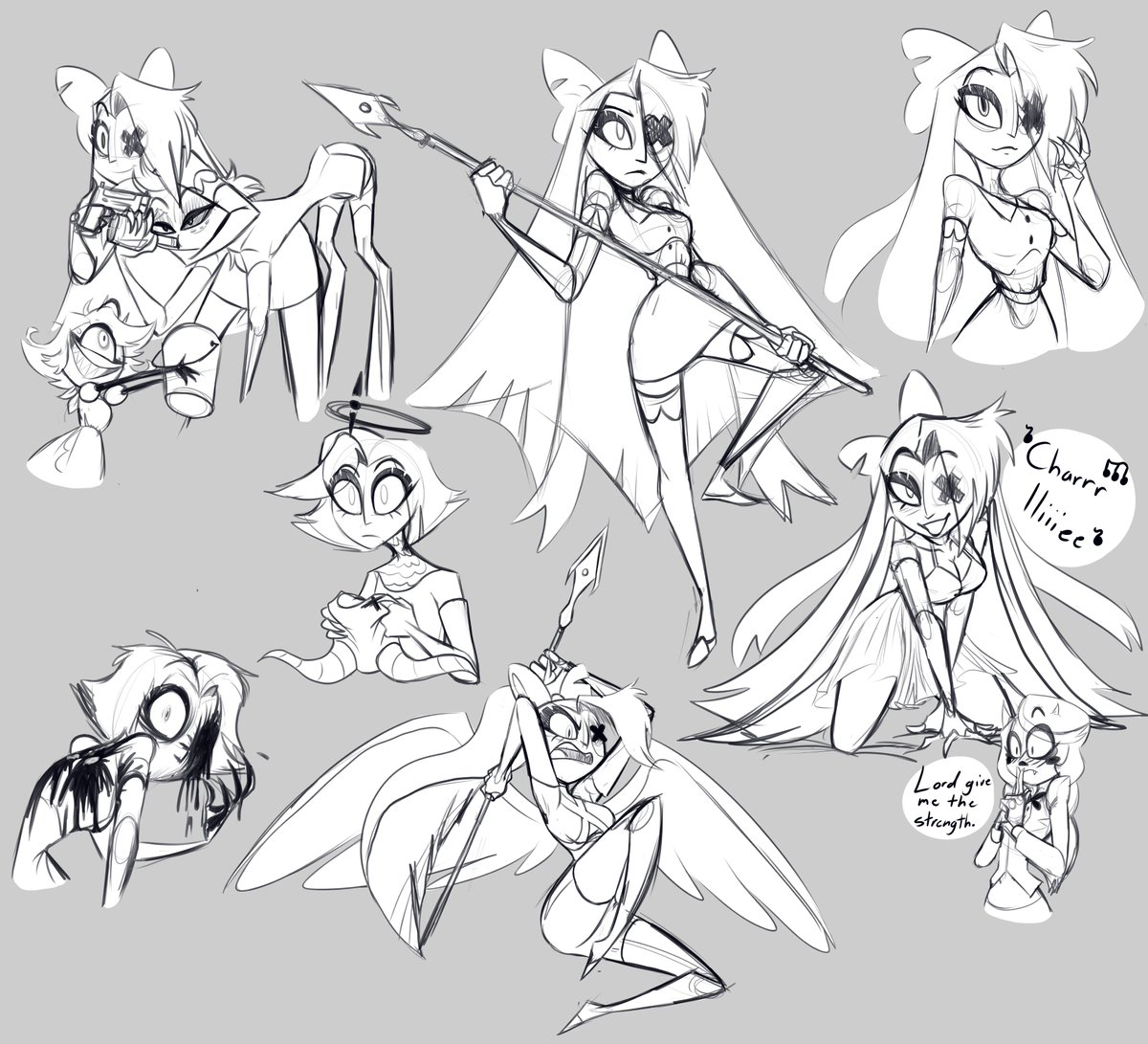 HeyJay177's tweet image. Vaggie!!!! (Hazbin Hotel) I promise it was a coincidence she came after Lute haha
#HazbinHotel #HazbinHotelFanart #HazbinHotelVaggie #Vaggie #CharlieMorningstar #chaggie #HazbinHotelAngelDust