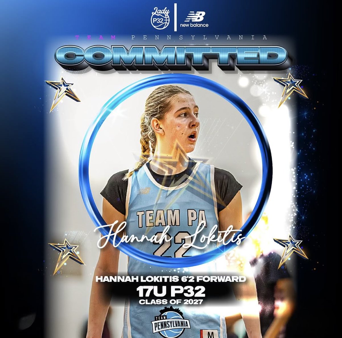 TEAMPAHOOPS's tweet image. 🚨2027 6&apos;2 D1 Prospect HANNAH
LOKITIS is ready for another year to put her athleticism and versatility on display😮‍💨Elite shot blocker &amp;amp; can stretch the floor from deep‼️Yeah she&apos;s 🔒’d IN! #webetonus #teampa
#theintellegentchoice @|p32_league @newbalancebasketball