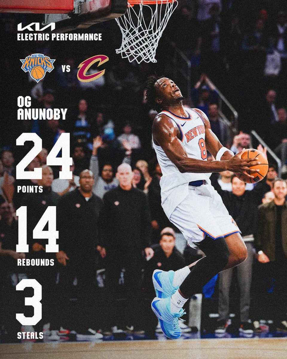 OG put on a show on Opening Night 🤩

8️⃣ also tied his career-high in rebounds 📈 
