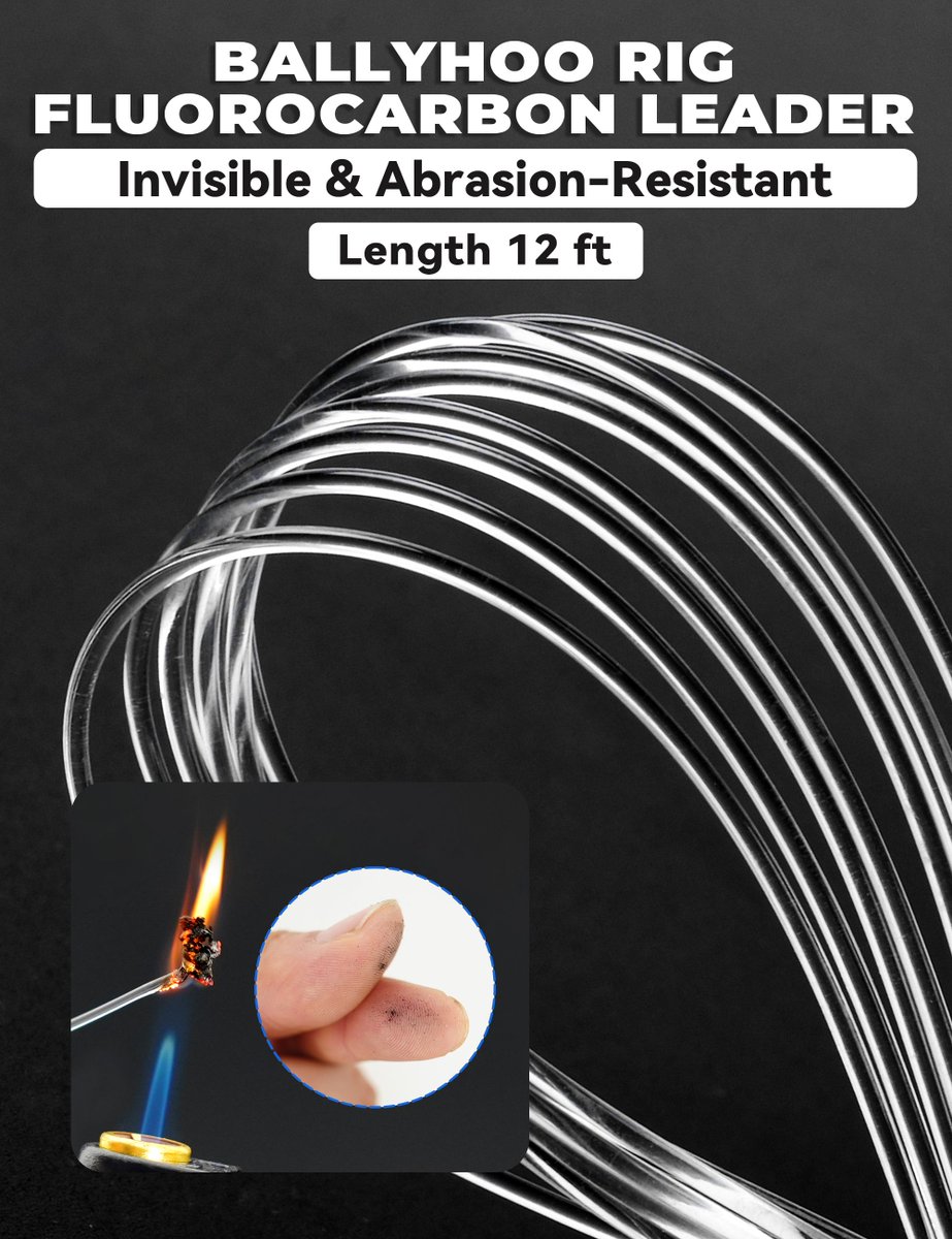 🐟 New Drop: Ballyhoo Pin Rig🔥 🔥 🔥 
.
Easy to rig, swim-ready in seconds ⚡
.
Available in multiple options: Mono, Fluorocarbon, and Soft Wire versions
.
🎣 Get yours and make every troll count. 
#Bluewing #fishingrig #ballyhoorig #new #fyp #fishingtackle